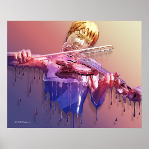 Poster Violino Weeping