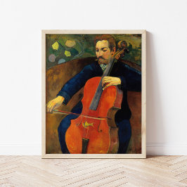 Poster Violoncellist Schneklud | Paul Gauguin
