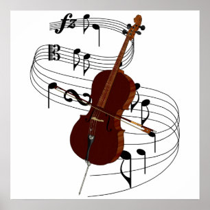 Póster Violoncelo
