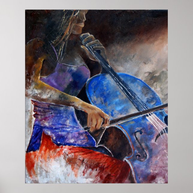 Poster violonista (Frente)