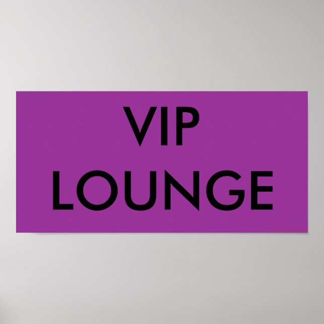 POSTER VIP LOUNGE (Frente)