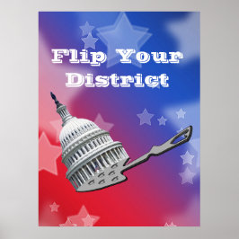 Poster Vire o Voto do Seu Distrito 2026