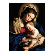 Virgem Abençoada Maria e Criança Criança Jesus