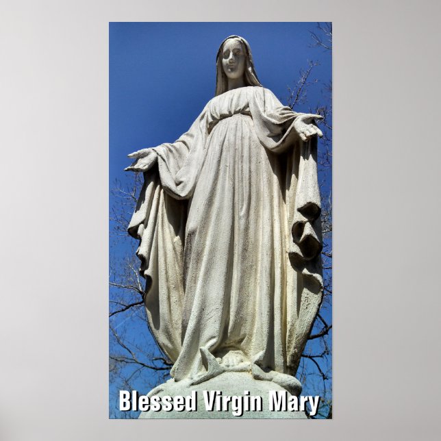 Poster Virgem Abençoada Maria II (Frente)