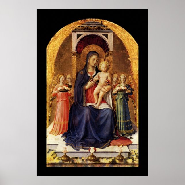 PÓSTER VIRGEM COM CRIANÇAS E ÂNGULOS (Frente)