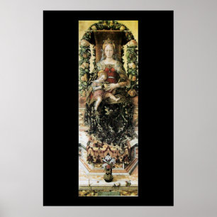 Poster VIRGEM COM PÓ verde-INFANTIL