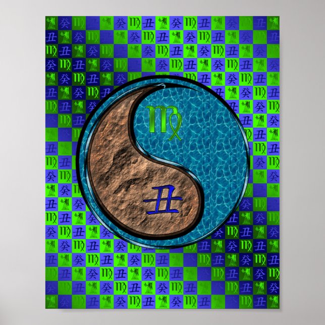 Poster Virgem e Água Ox (Frente)