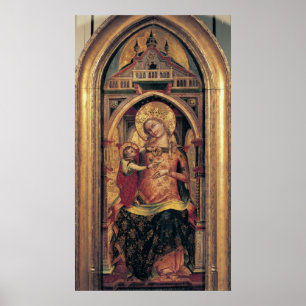 Póster Virgem e Criança, 1372