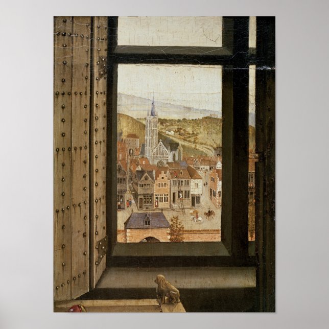 Poster Virgem e Criança antes de um Firescreen, c.1440 2 (Frente)