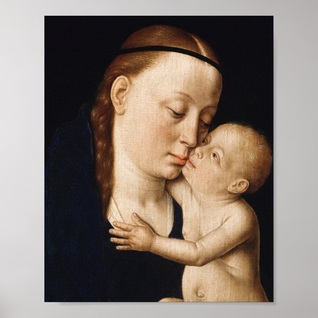 Poster Virgem e Natal Infantil (Frente)