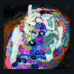 Poster Virgem (Girls), Gustav Klimt<br><div class="desc">Gustav Klimt (14 de julho de 1862 - 6 de fevereiro de 1918) foi um pintor simbólico austríaco e um dos membros mais proeminentes do movimento Secessão de Viena. Klimt é notado por suas pinturas, murais, esboços, e outros objetos de arte. Além de suas obras figurativas, que incluem alegorias e...</div>