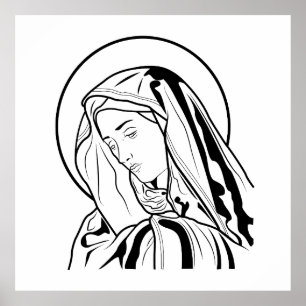 Poster Virgem Maria