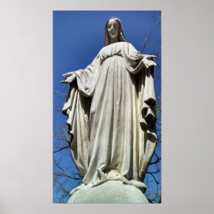 Póster Virgem Maria abençoada