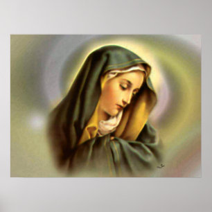 Poster Virgem Maria Abençoada - Mãe de Deus