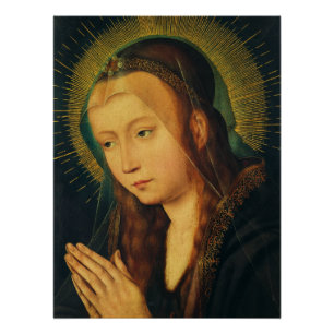 Póster Virgem Maria em oração