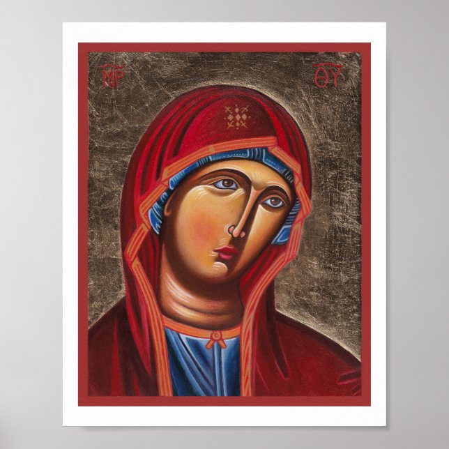 Poster Virgem Maria Mãe de Deus (Frente)