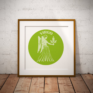 Poster Virgem, Signo do Zodíaco, Horóscopo, Astrologia