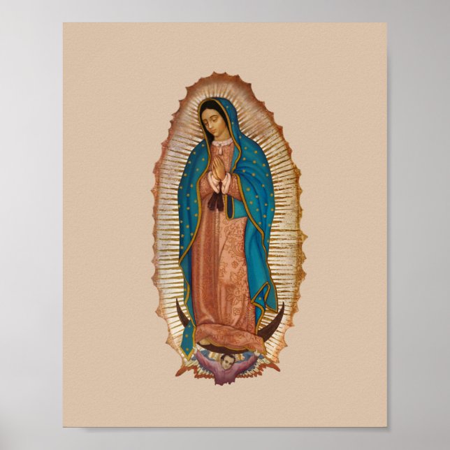 Poster Virgen de Guadalupe (Frente)