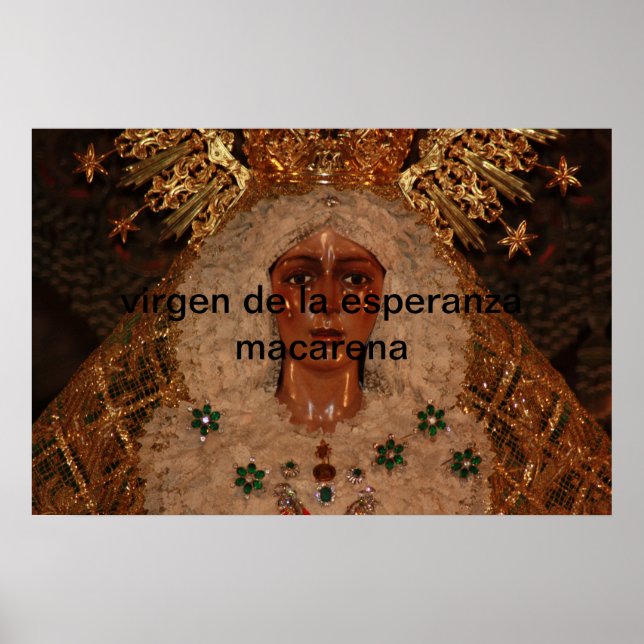 Poster virgen de la esperanza macarena (Frente)