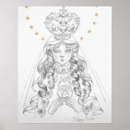 Póster Virgen del Valle, Rocio Milagroso