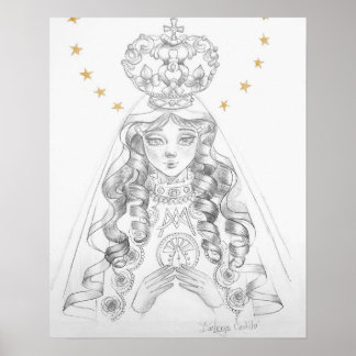 Póster Virgen del Valle, Rocio Milagroso