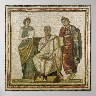 Póster Virgil e os musas, de Sousse