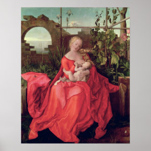 Póster Virgin e criança "Madonna com a íris", 1508
