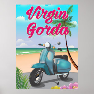 Póster Virgin Gorda Ilhas Virgens Britânicas