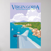 Poster Virgin Gorda (Púrpura)