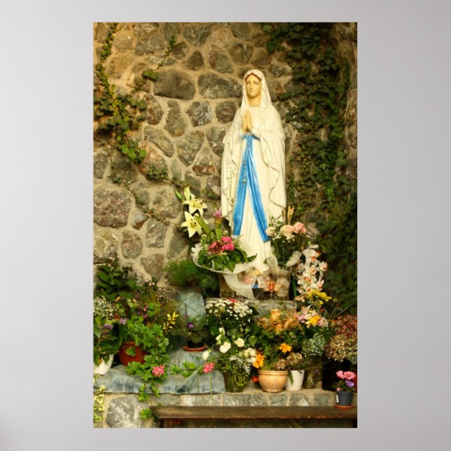Poster Virgin Mary grotto (Frente)