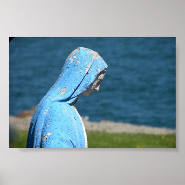 Poster Virgin Mary overlooking the Atlantic Ocean (Frente)