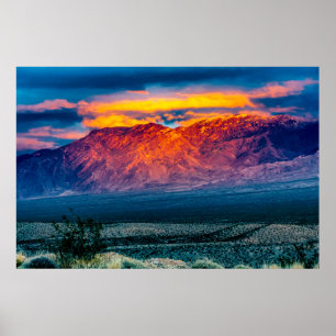 Poster Virgin Mountain Sunset
