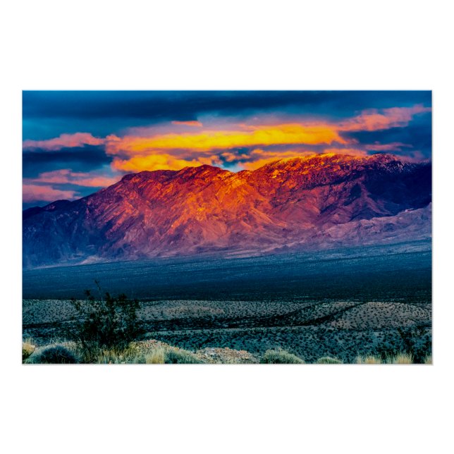 Póster Virgin Mountain Sunset Glossy (Frente)