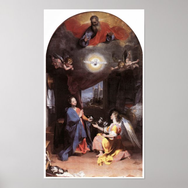 POSTER VÍRGINA E ÂNGULO DE ANUNCIAÇÃO (Frente)