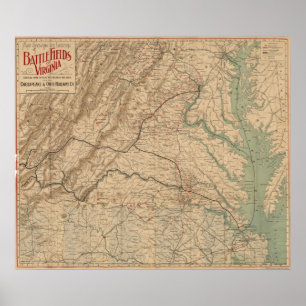 Poster Virginia Battlefields