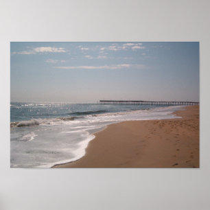 Poster Virginia Beach fora da estação