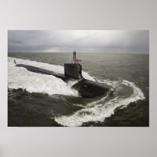 Póster Virginia-class attack submarine
