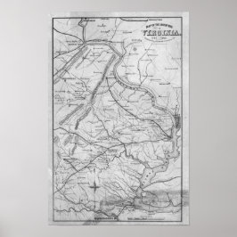 Póster Virgínia na Guerra Civil