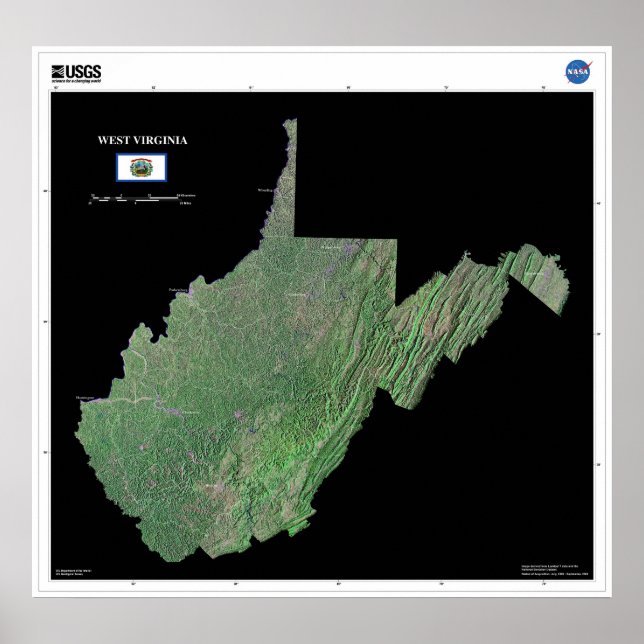 Póster Virgínia Ocidental (Frente)