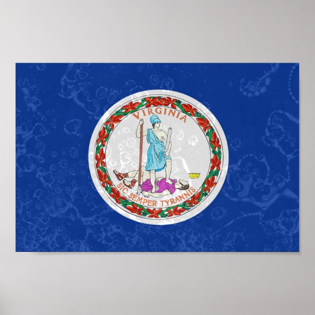 Poster Virginia State Flag (Frente)