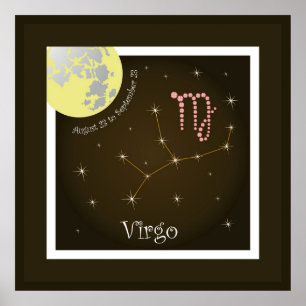 Póster Virgo agosto 23 to de setembros de 23 posteres