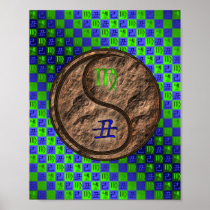 Poster Virgo & Earth Ox