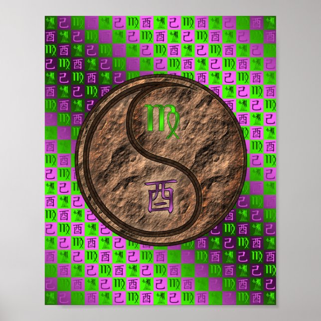 Poster Virgo & Earth Rooster (Frente)