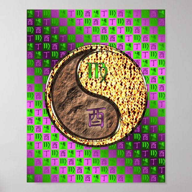 Poster Virgo & Fire Rooster (Frente)