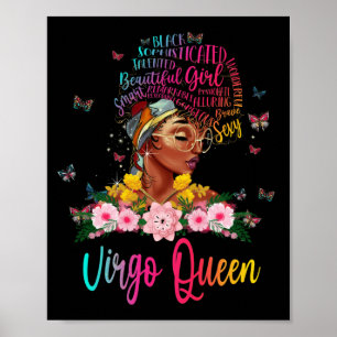 Poster Virgo Queen Black Women Persiste Beaukind