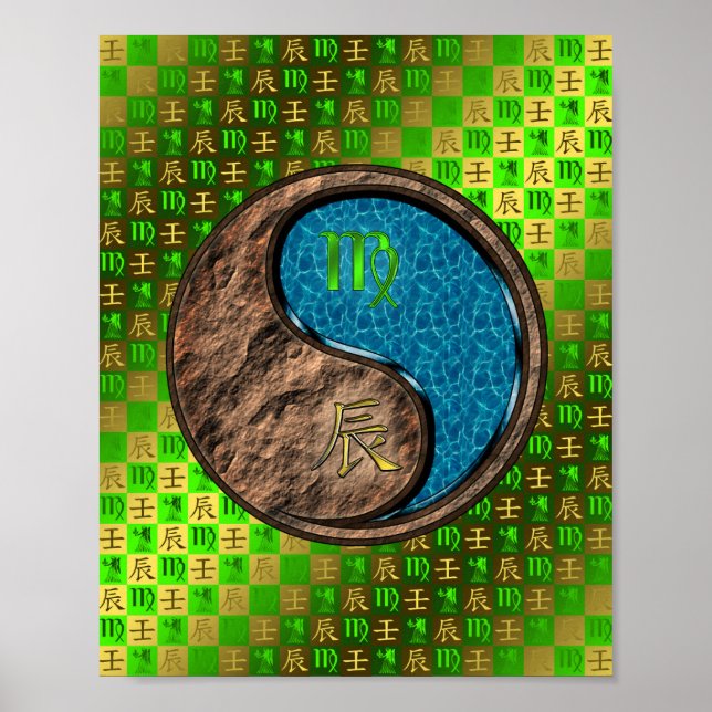 Poster Virgo & Water Dragon (Frente)