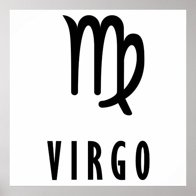 Poster Virgo zodiac (Frente)