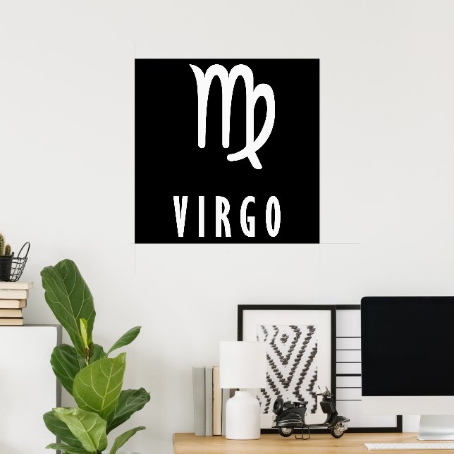 Poster Virgo zodiac (Escritório em casa)