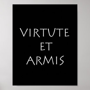 Poster Virtude et armis