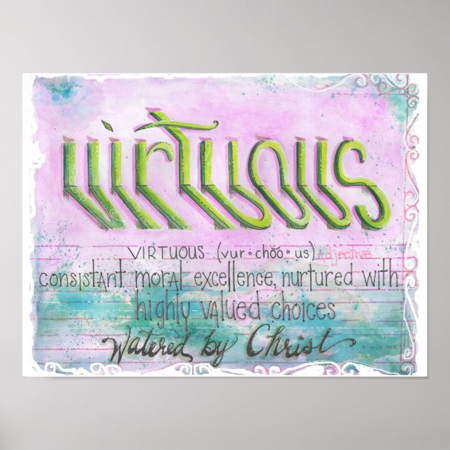 Poster Virtuous (Frente)